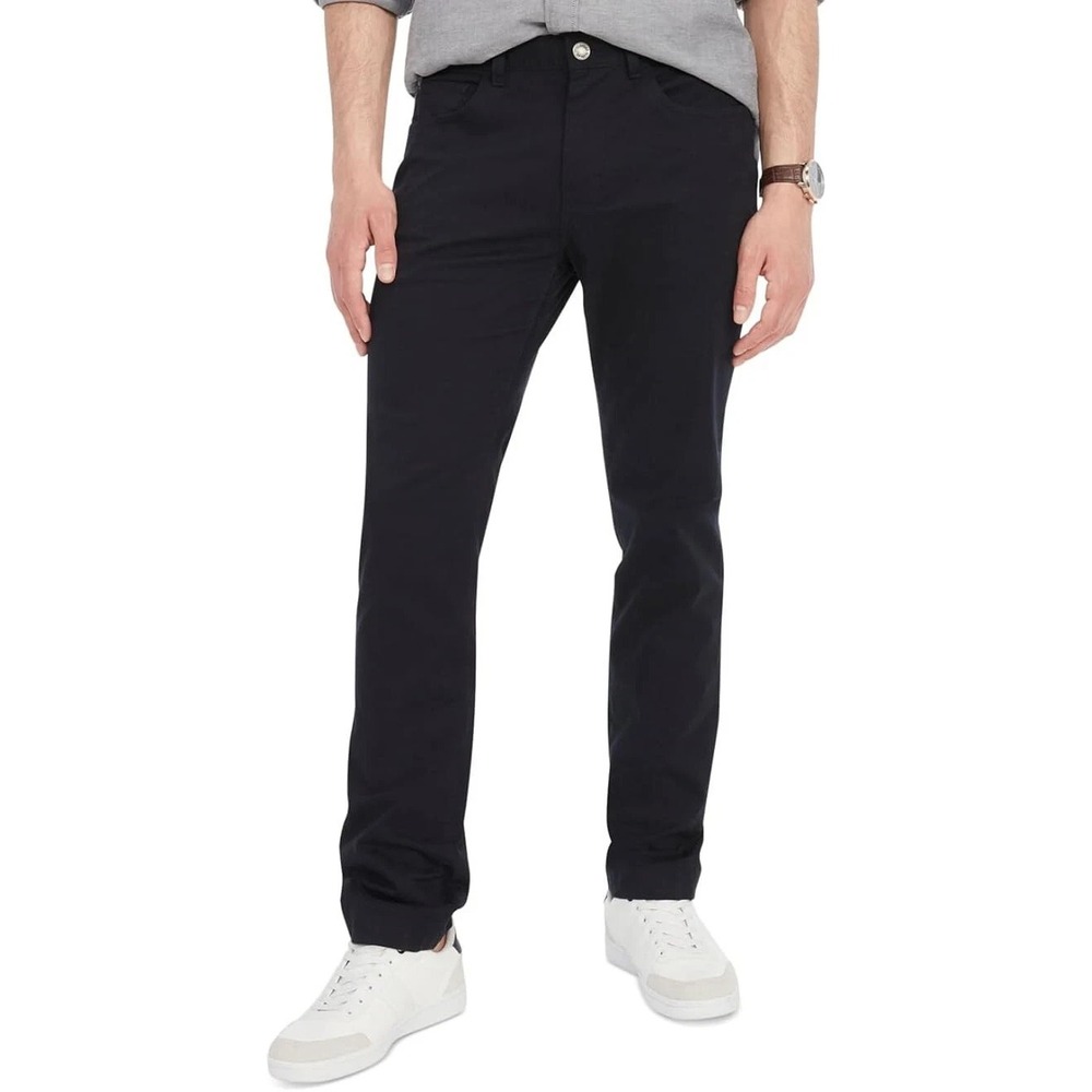 Tommy Hilfiger Pants Men's 32X30 Navy Blue Denton Chino Stretch Straight Fit